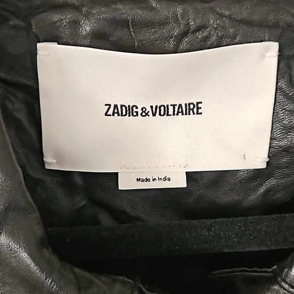 Zadig&VoltaireBase crinkle leather jacket - Picture 9 of 14